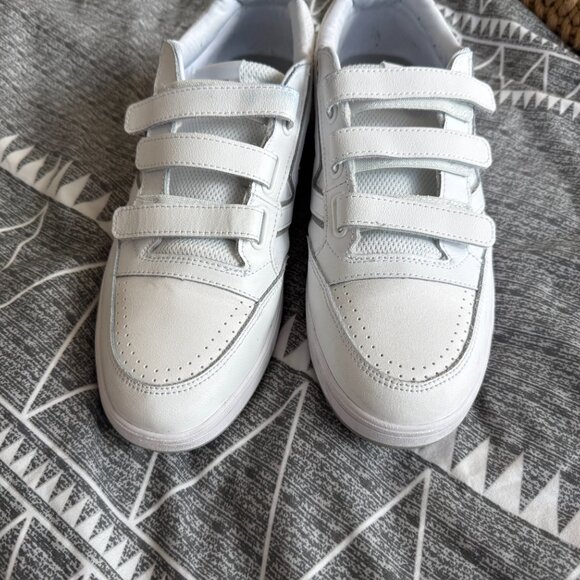 Vans ComfyCush White Leather Velcro Strap Sneakers – Men’s Size 12 - Picture 5 of 11